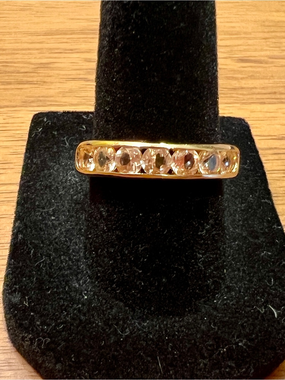 Gold Plated Sterling Silver Imperial Garnet Ring